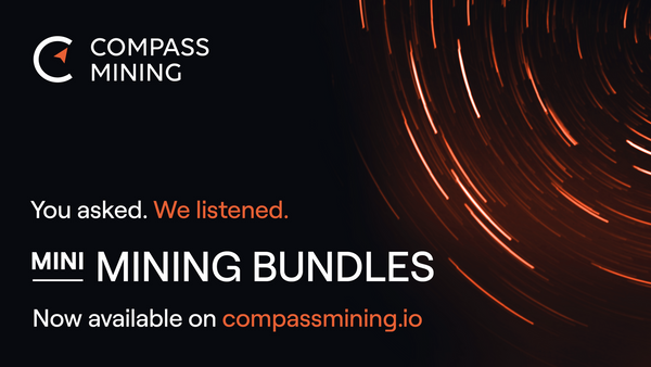 Compass launches a miniature hardware and hosting bundle for Antminer S19j Pros.