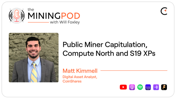 News Roundup: Public Miner Capitulation, Compute North and S19 XPs